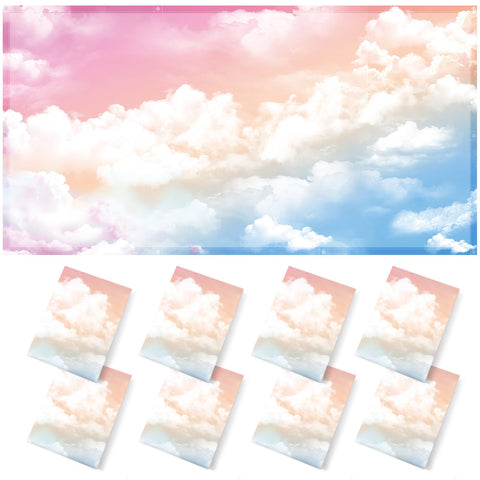 ANGSYLTH eight-pack light covers with patterns reduce glare in classrooms