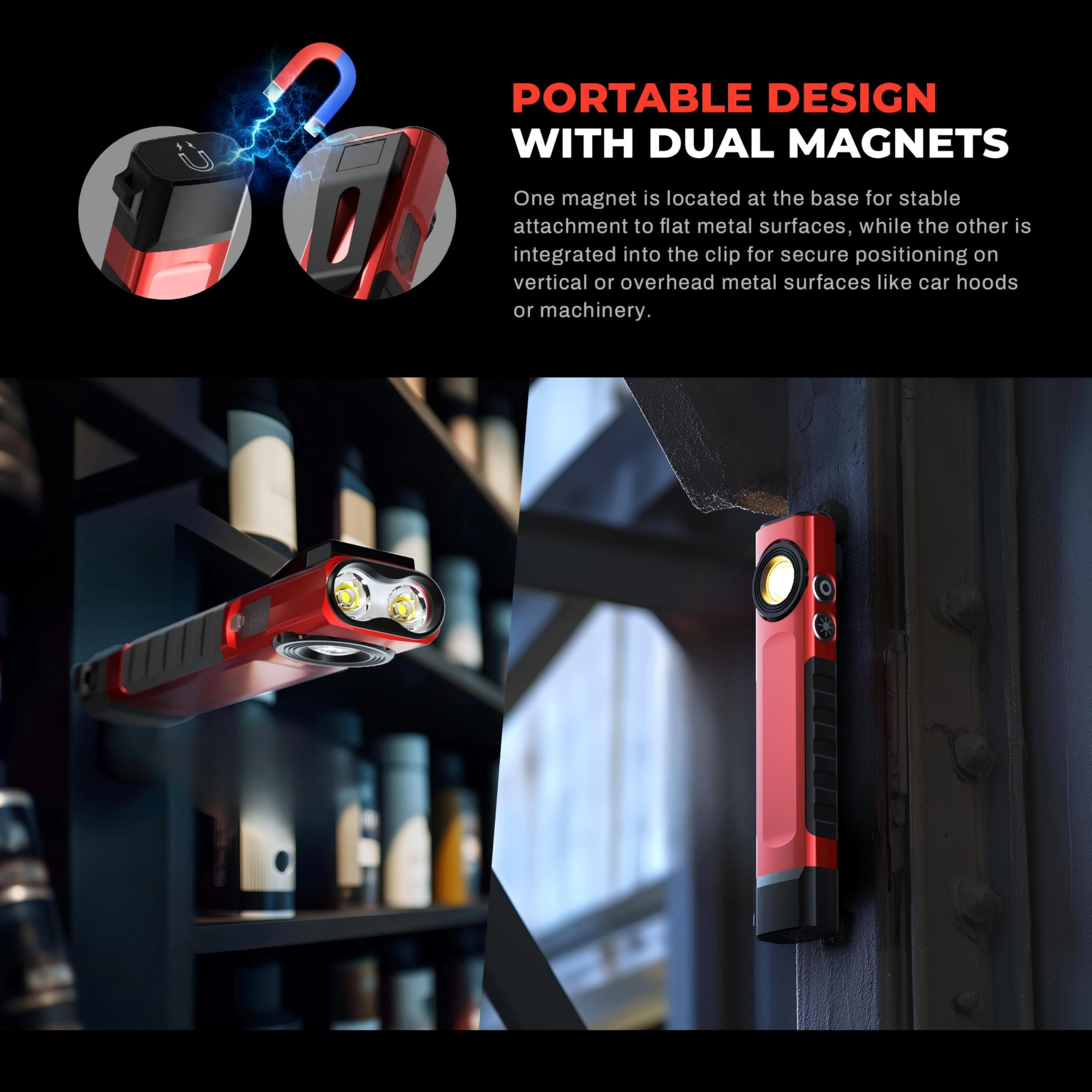Anhay Rechargeable Flashlight turbo mode boost for instant brightness.