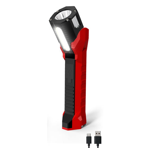 Anhay Rechargeable Work Light emits 1200 lumens for bright car repairs