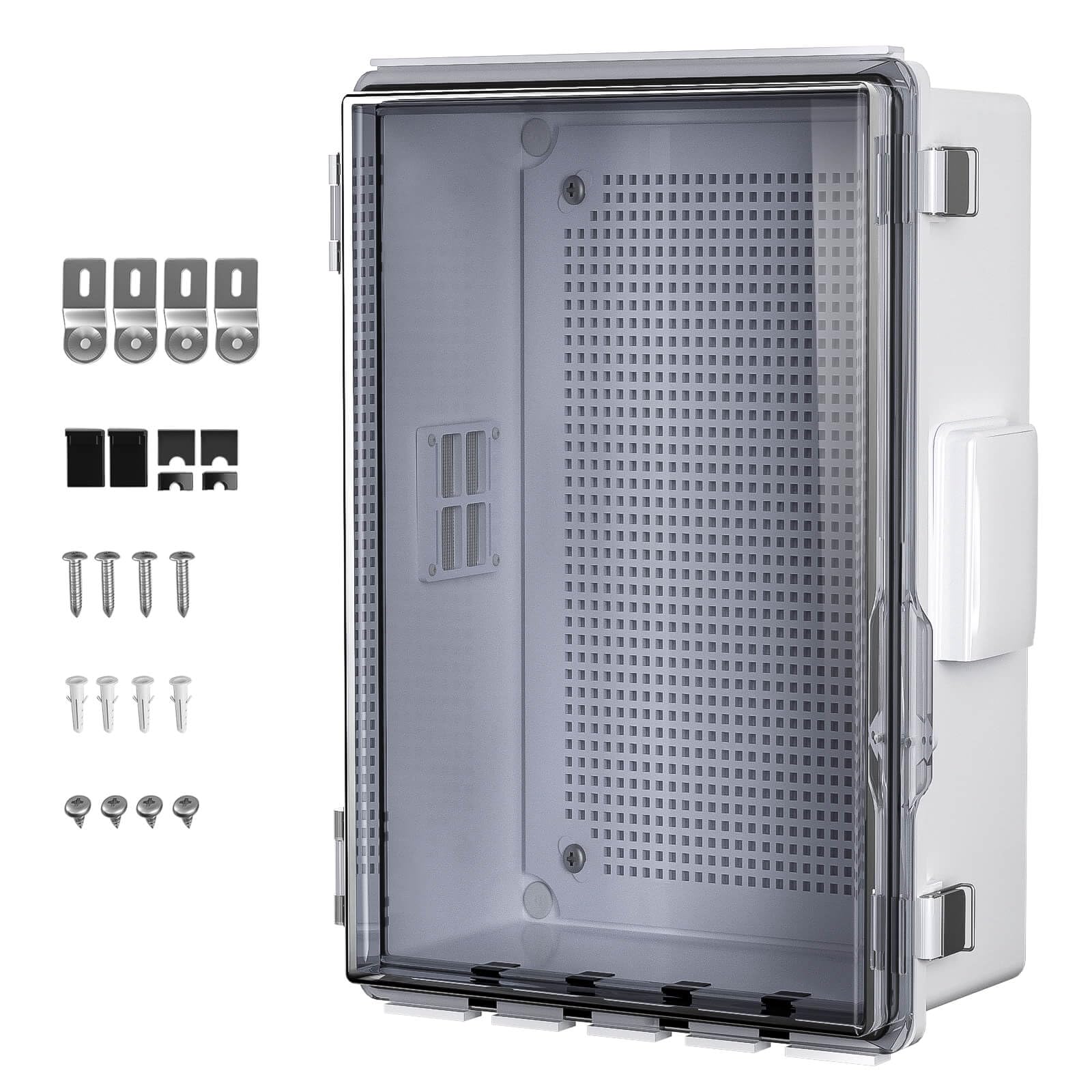 ANIMACYN ABS junction box with clear cover for quick interior inspections in outdoor setups