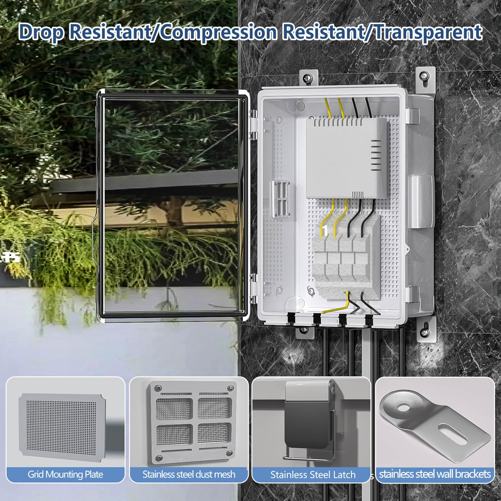 ANIMACYN mounting panel enables secure wall or ceiling installation for flexible layouts