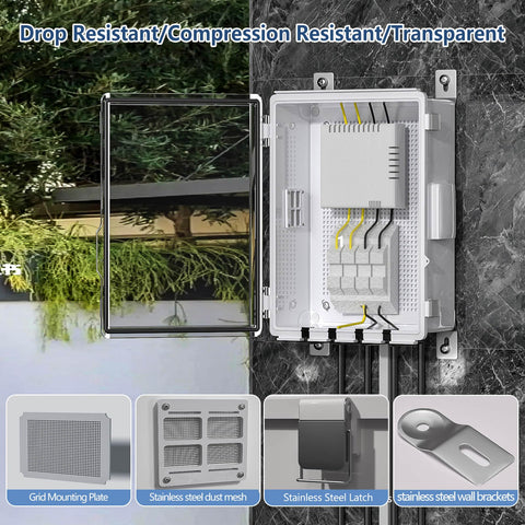 ANIMACYN mounting panel enables secure wall or ceiling installation for flexible layouts