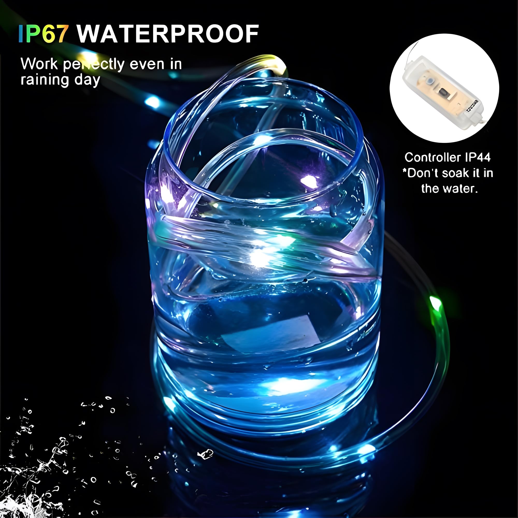 ANJAYLIA IP67 waterproof rope light brightens outdoor spaces in any weather