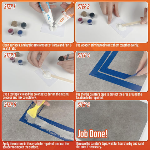 Ankita Tub Repair Kit environmentally friendly, non-toxic materials