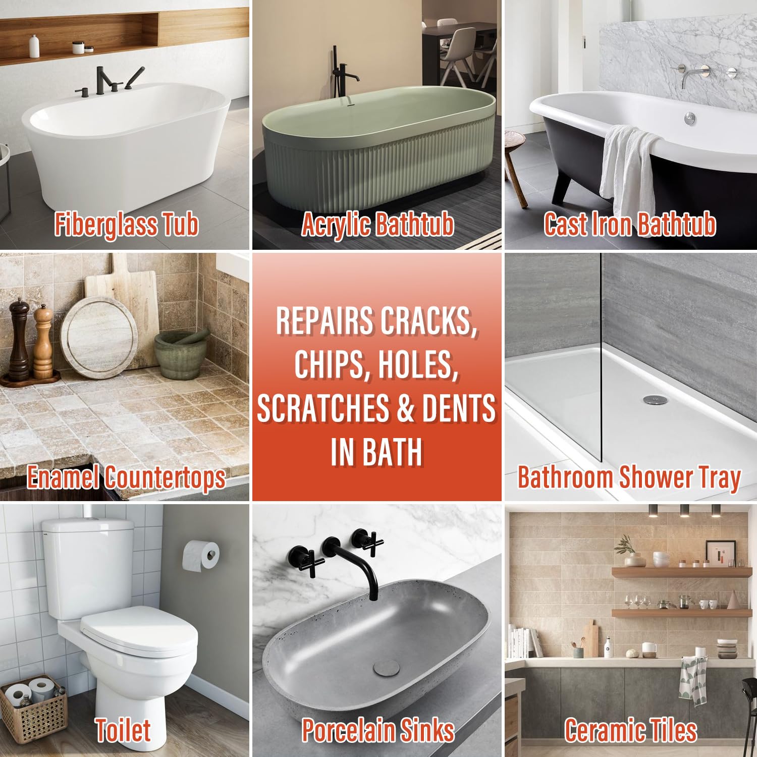 Ankita Tub Repair Kit dries fast, forming a waterproof layer
