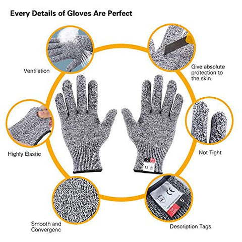 ANLONGLI 18-inch cut-resistant sleeve side view demonstrates full-arm coverage.