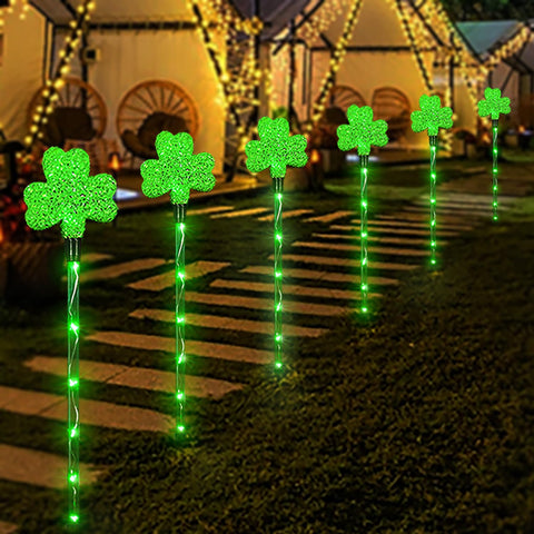 ANLTDTC solar panel nearby glassy green shamrock light absorbs sun
