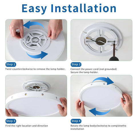 Anmaice easy-installation bracket simplifies mounting for quick, clean setup.