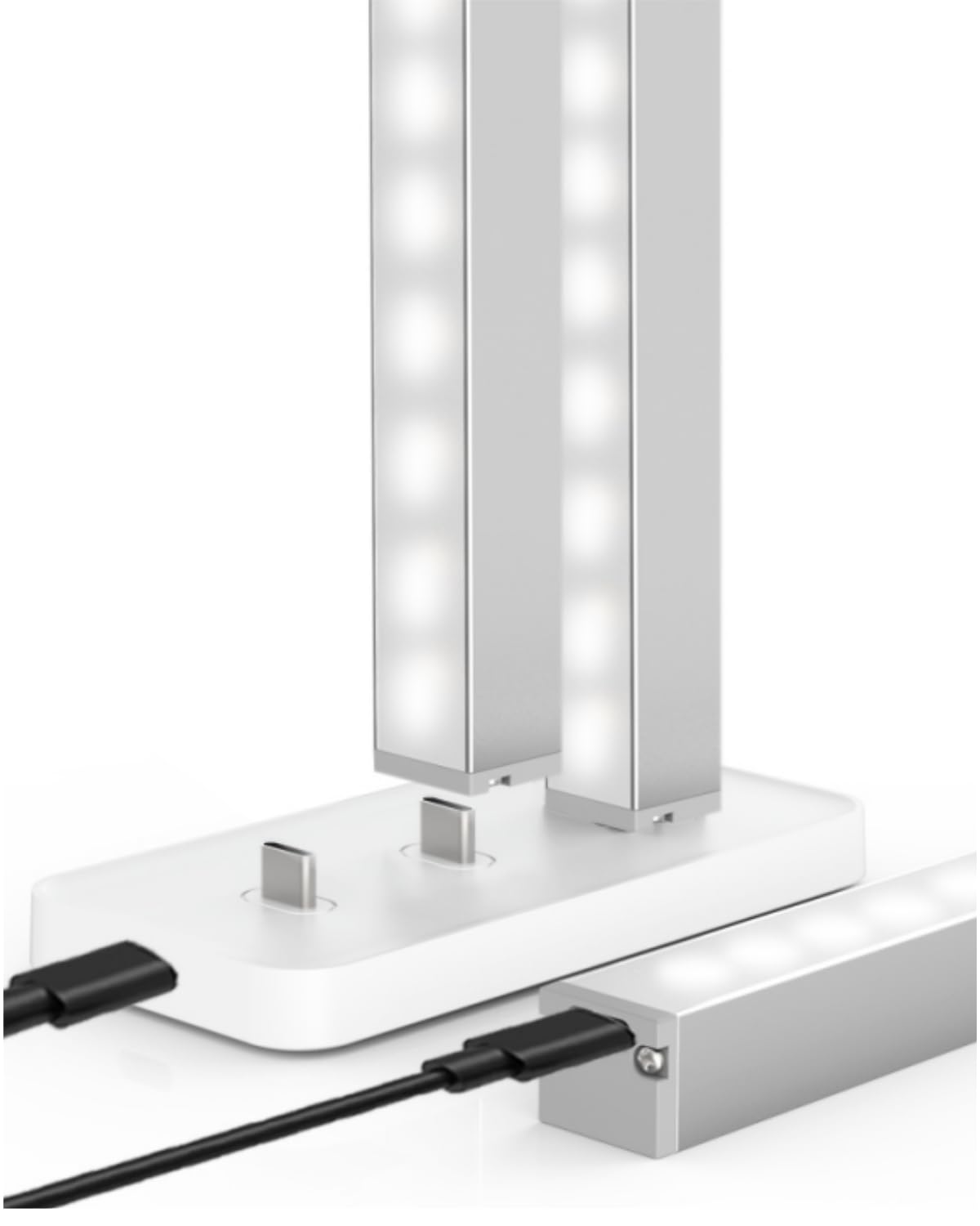 Anmeery motion sensor station powers three LEDs simultaneously for quick setup.
