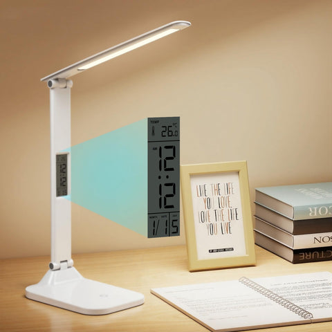 ANNAITE tilt-head desk lamp directs light precisely