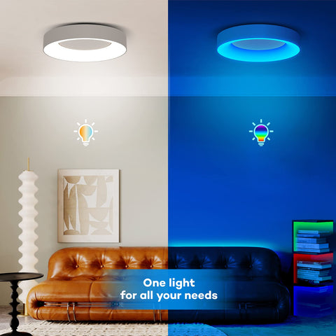 Annaror bedroom and living room lighting supports various activities.