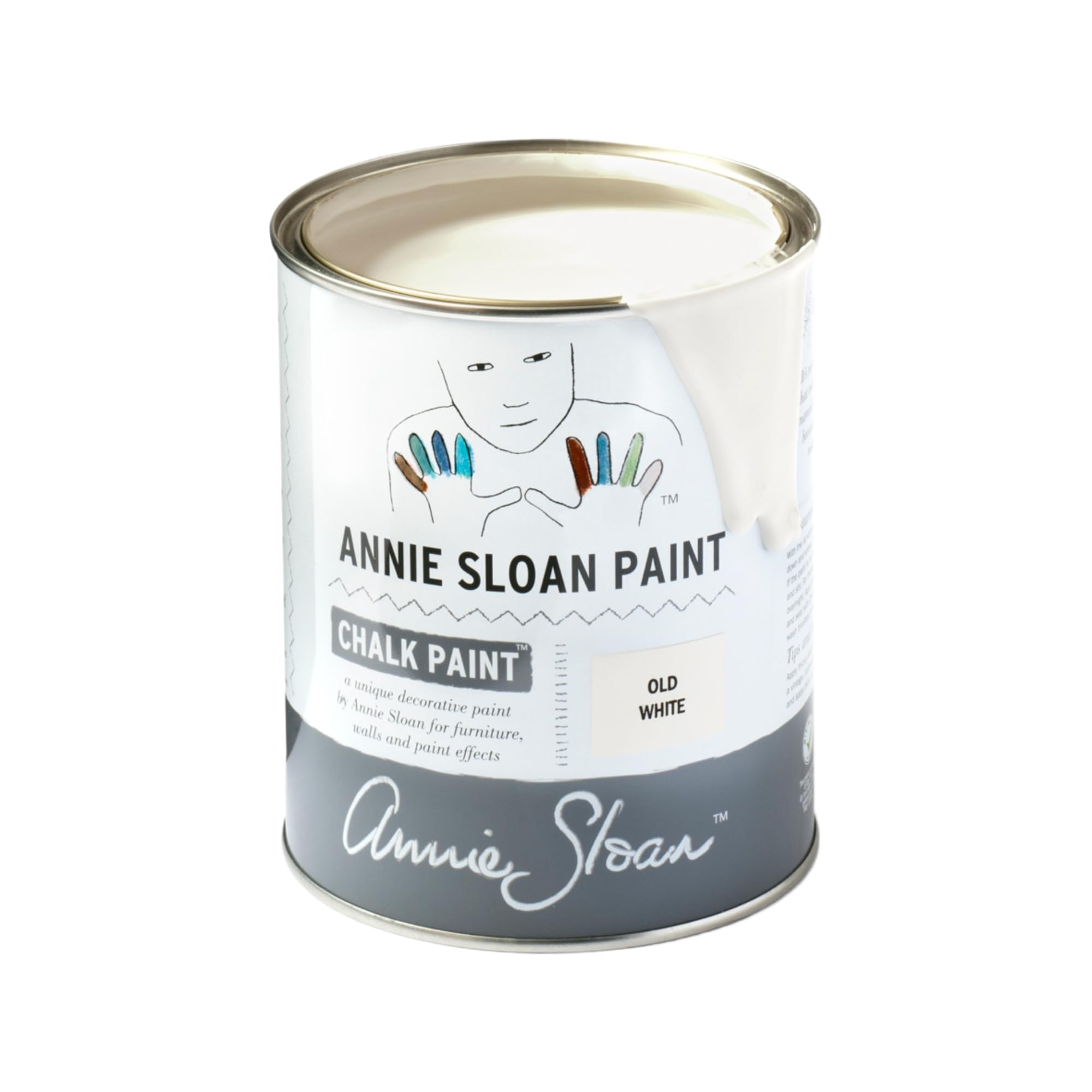 Annie Sloan Old White Chalk Paint bottle for easy furniture refinishing