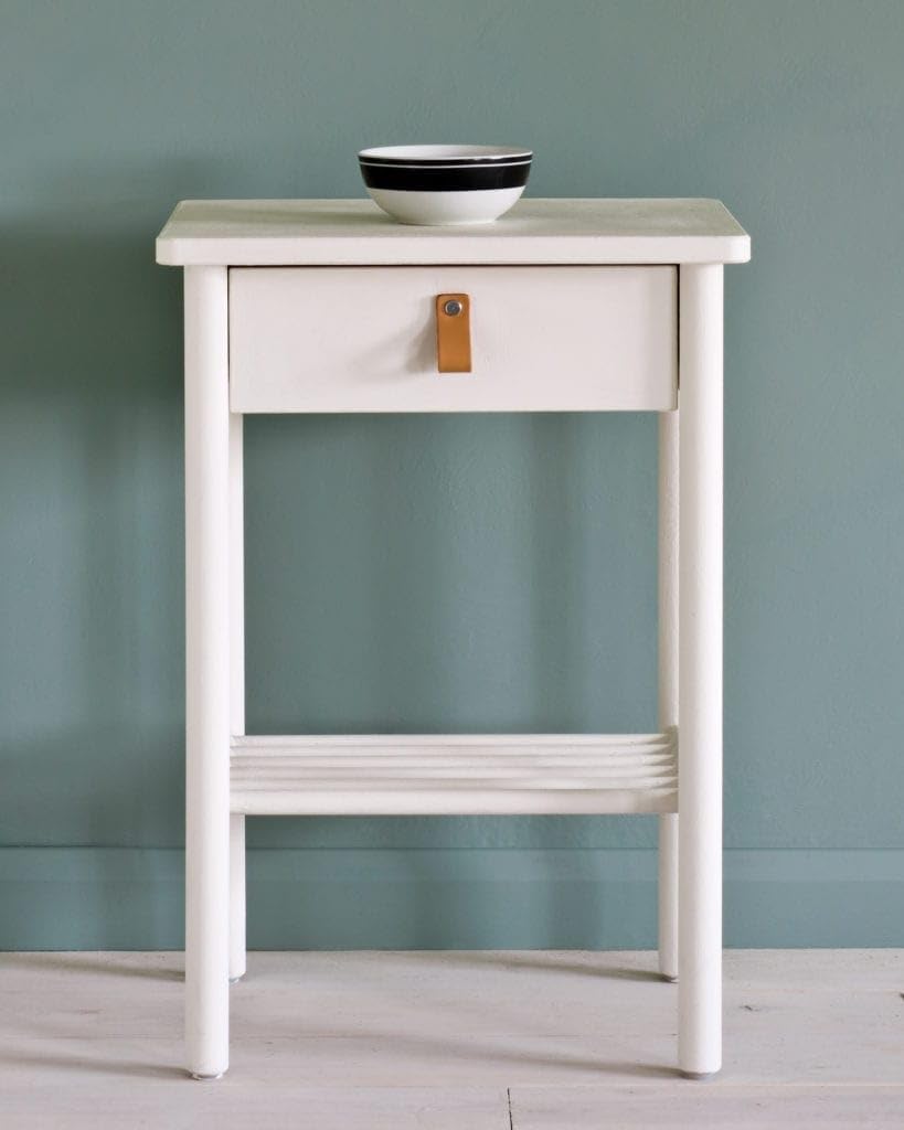 Old White Chalk Paint applied with a brush creating smooth coverage
