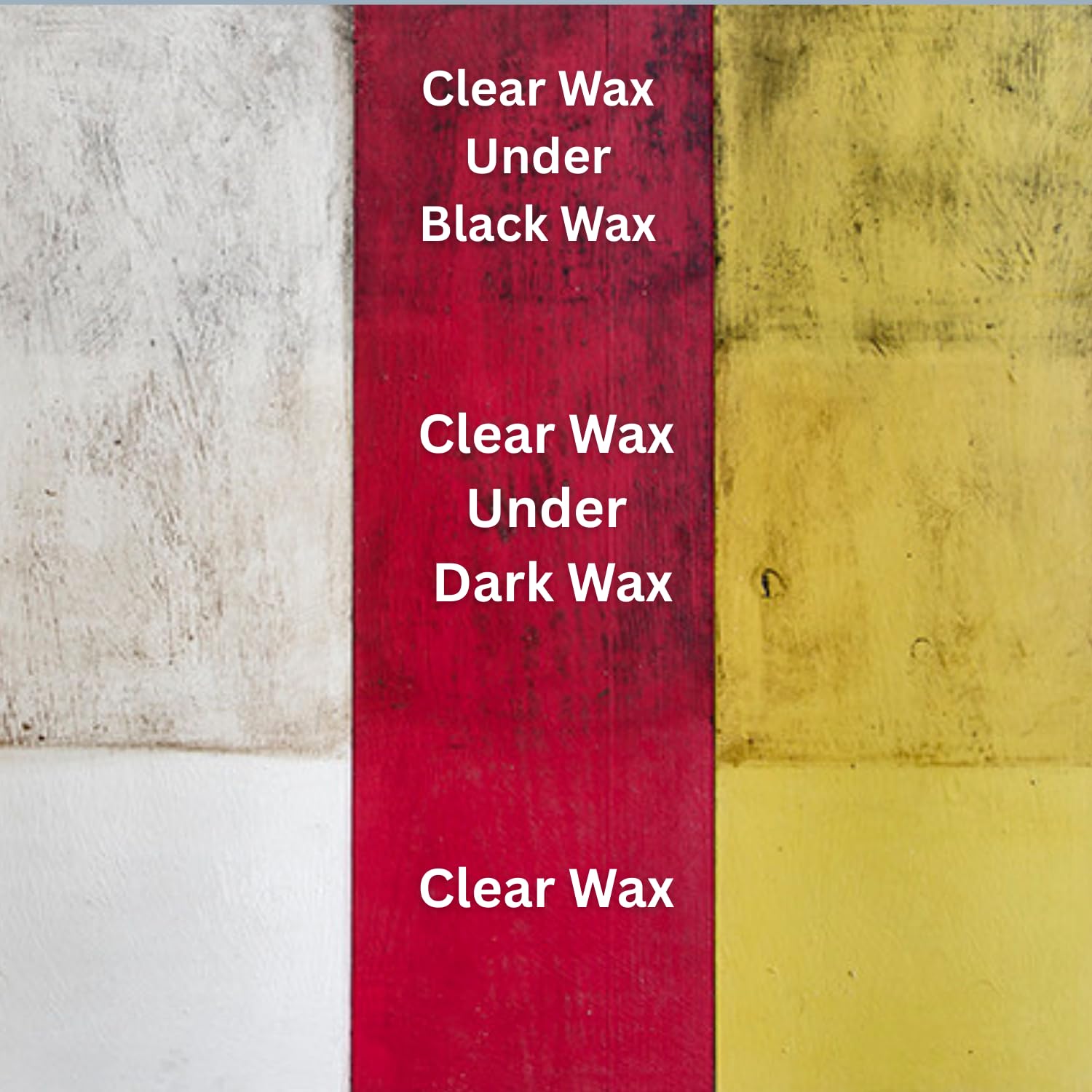 Annie Sloan Clear Wax buff yields a subtle matte to satin sheen.