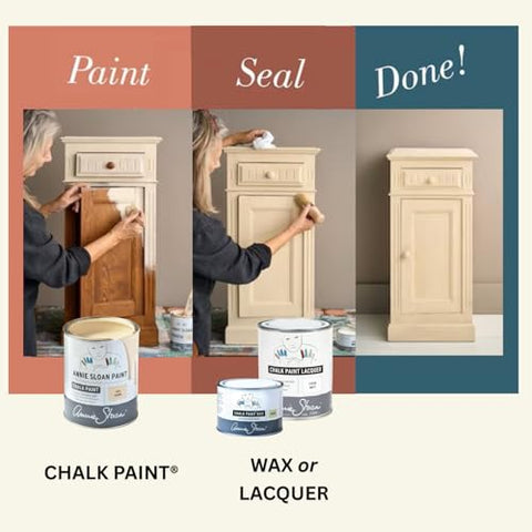 Annie Sloan Dark Wax at-home professional vibe for furniture lovers
