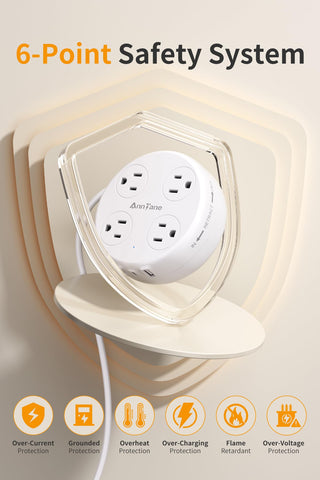 AnnTane cruise-safe adapter designed for cruise ship policies