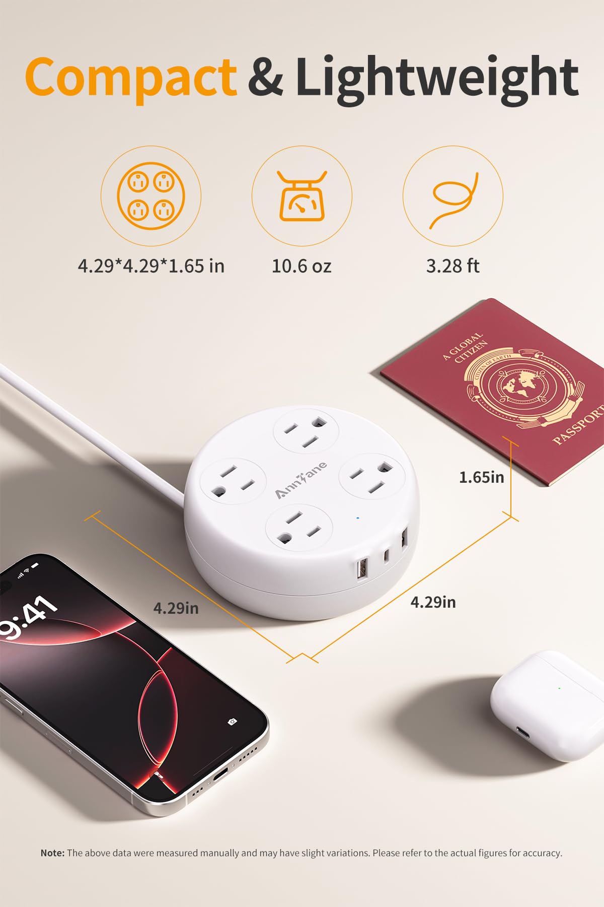 AnnTane USB-C port for fast charging on the go