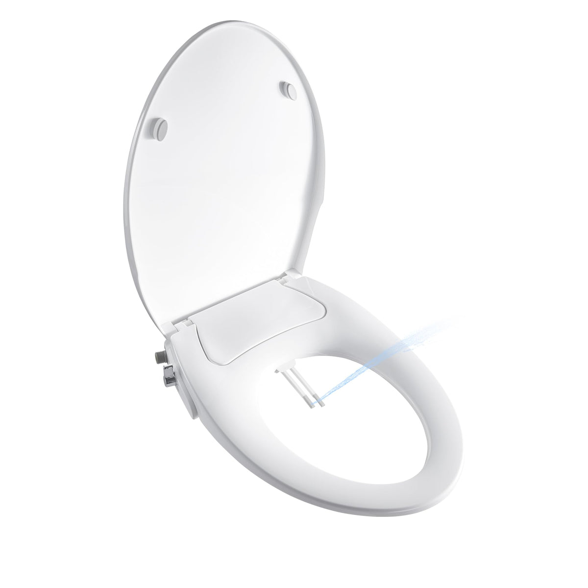 ANNWA bidet seat with elongated installation kit enables easy setup and upgrade.