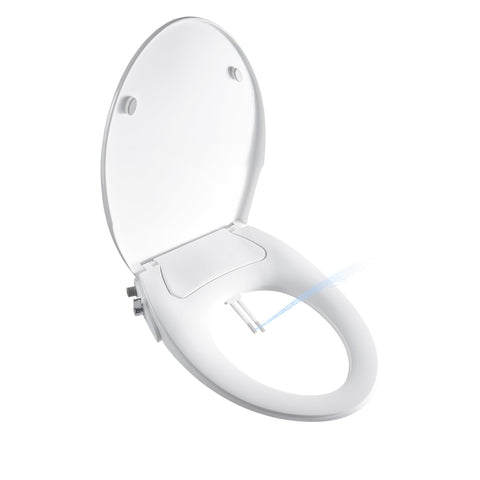 ANNWA bidet seat with elongated installation kit enables easy setup and upgrade.
