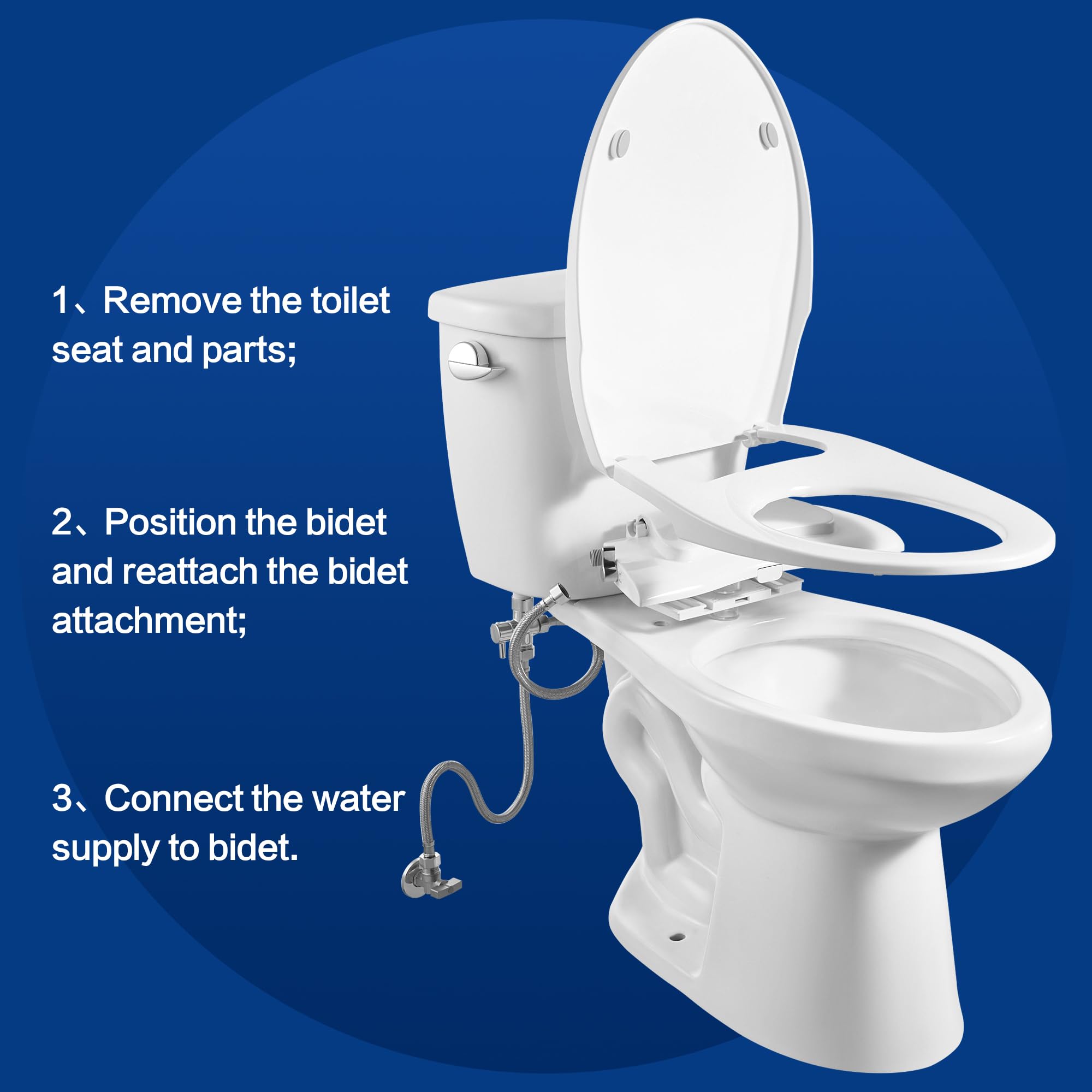 ANNWA universal-fit design suits most elongated toilets for straightforward upgrade.