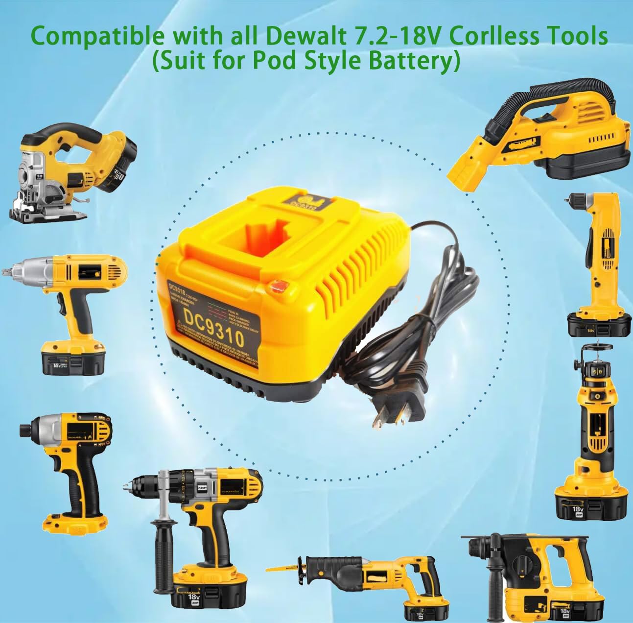 ANOPIW DC9310 back view highlighting ports and safety features