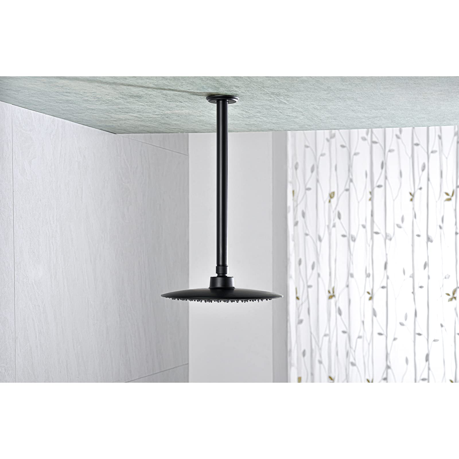 Anpean 12-inch ceiling shower arm offering elevated rainfall experience.