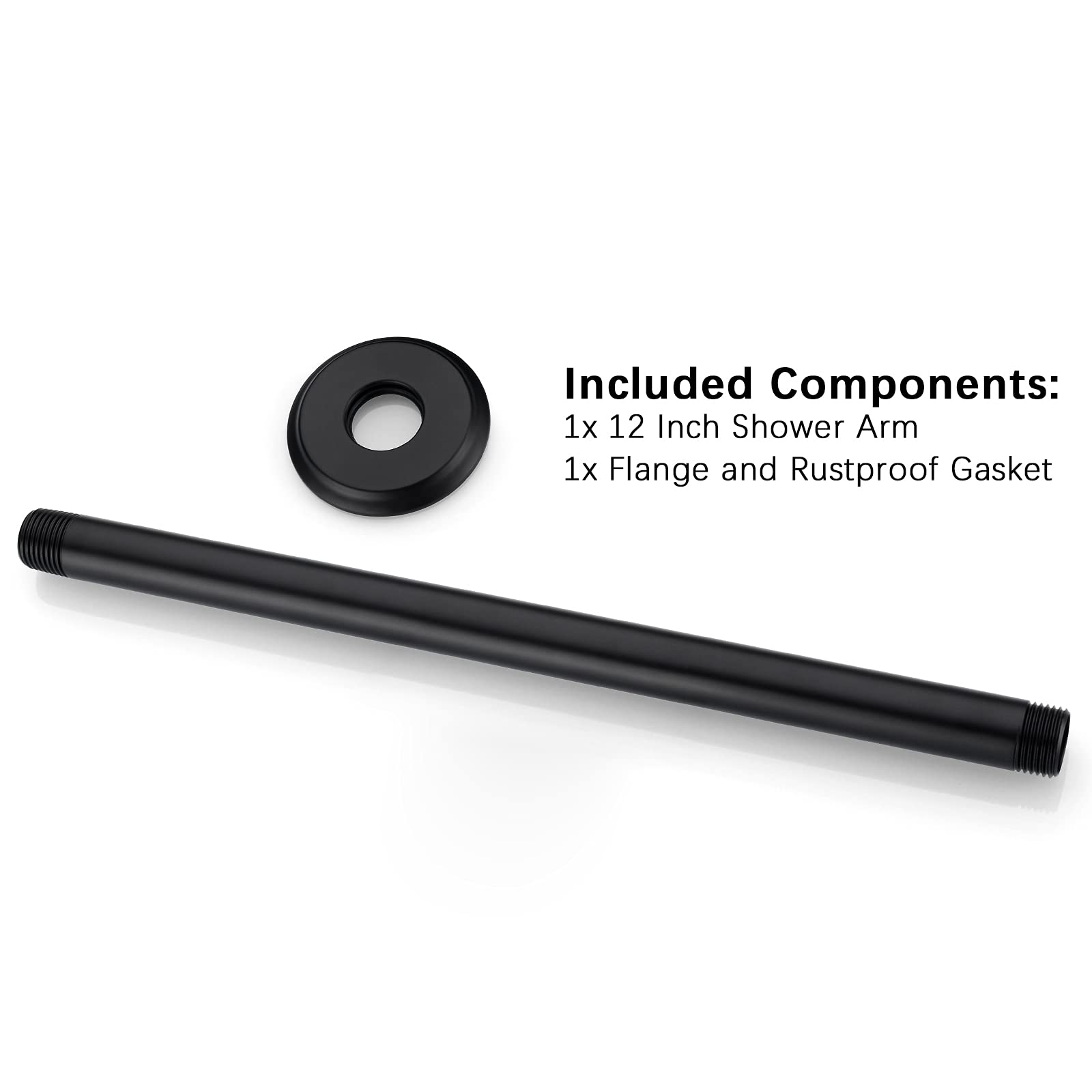 Anpean rain shower arm compatibility with 10–16 inch heads.