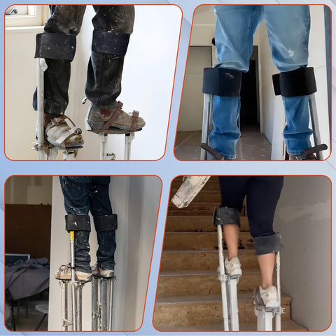 Anpoole drywall stilt straps cleaning and air-drying ready