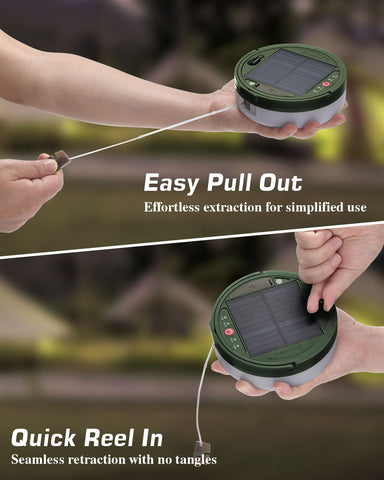 Anpro 4-in-1 design offering string lights, lantern, and handheld light