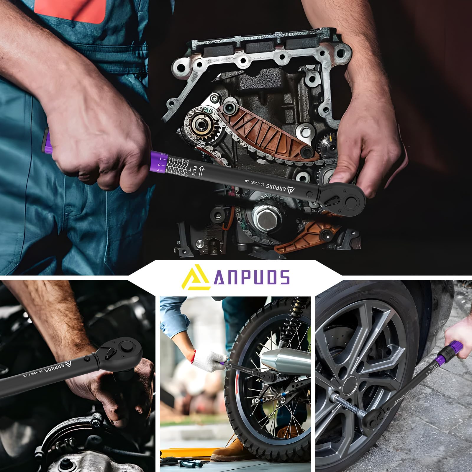 ANPUDS chromium-vanadium steel construction delivering long-lasting durability