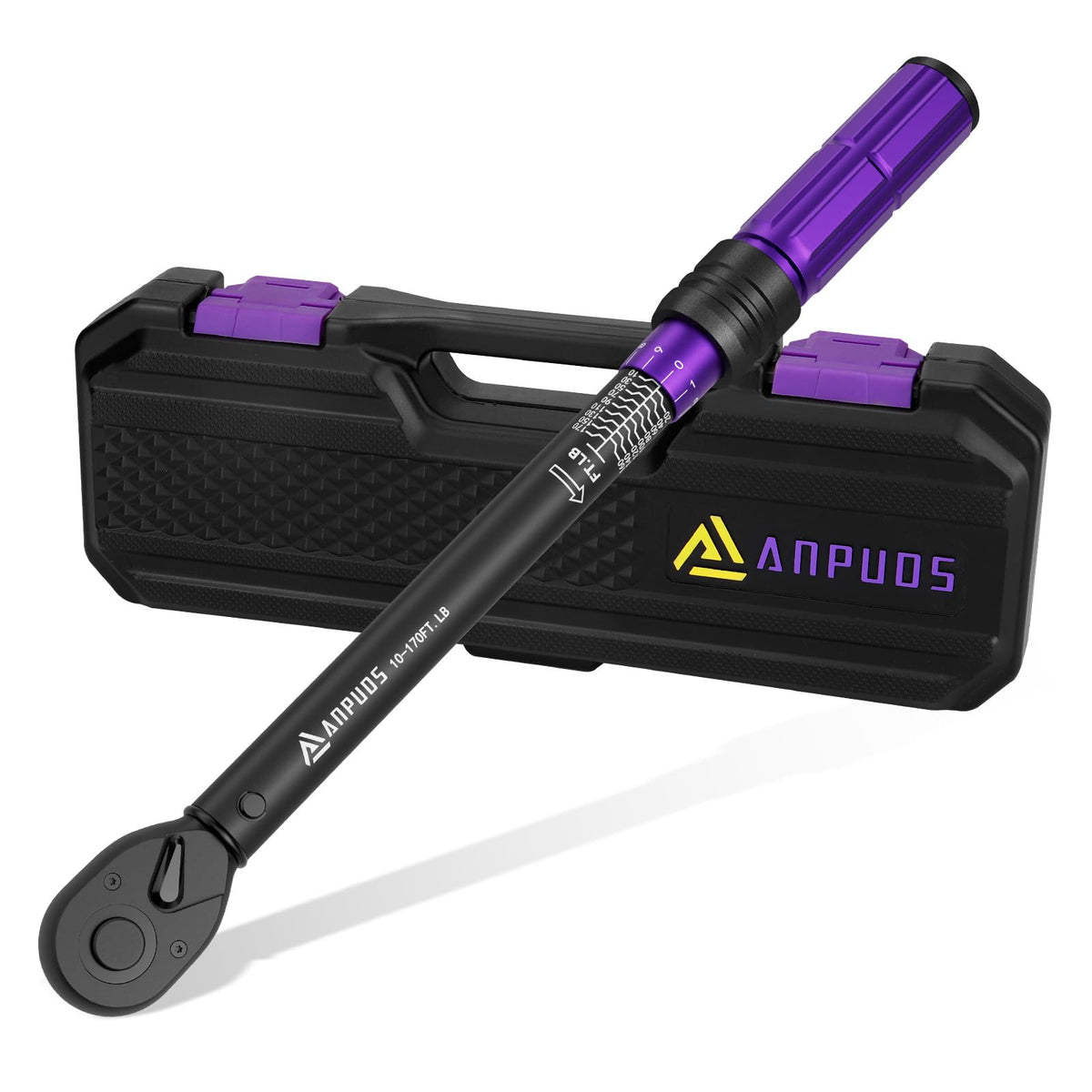 ANPUDS 1/2-inch drive torque wrench body designed for durable fastening reliability