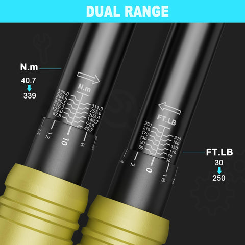 ANPUDS torque wrench quick-release head supports fast socket changes.
