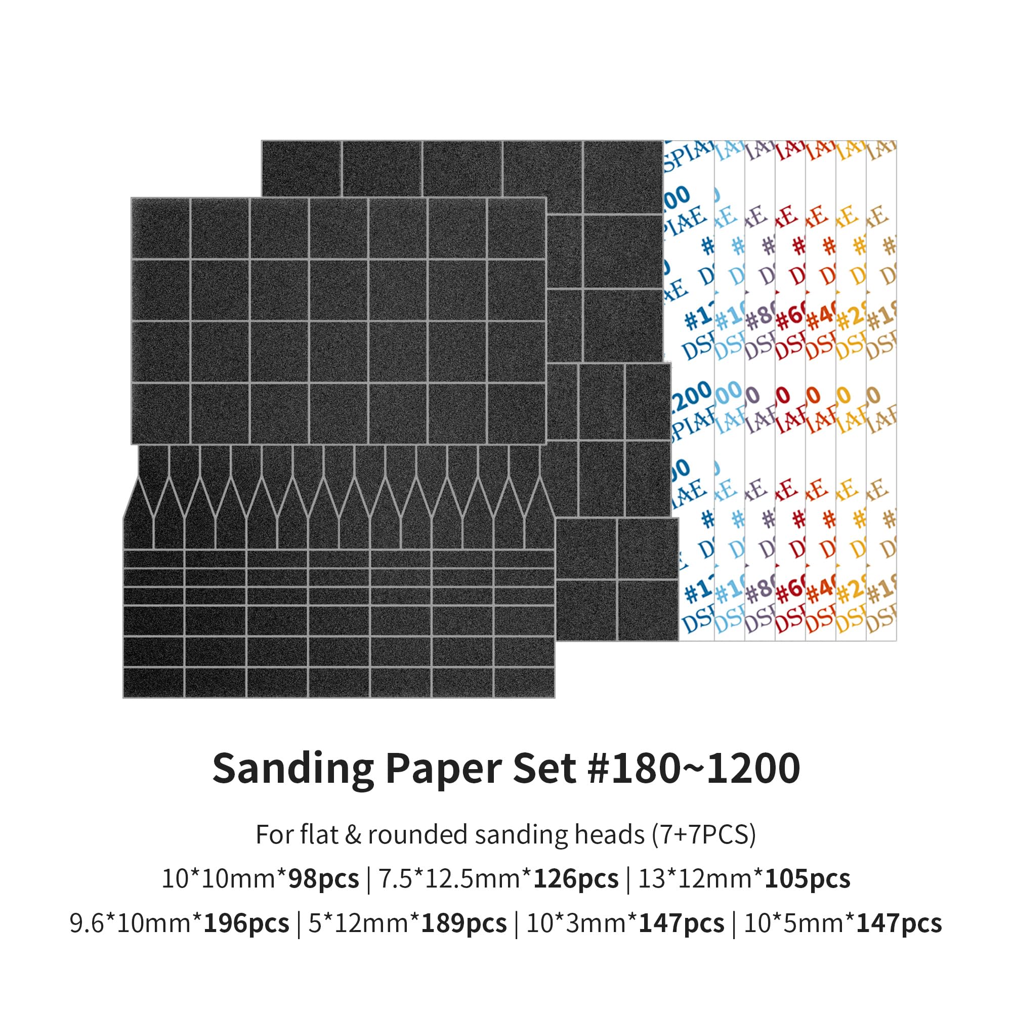 ANSAI ESA eight sanding heads for versatile reach on various surfaces