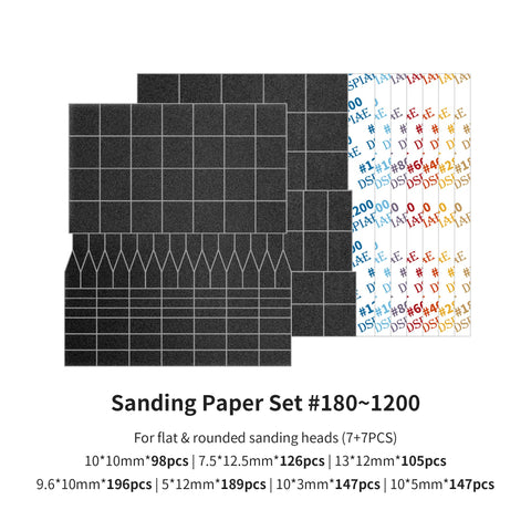ANSAI ESA eight sanding heads for versatile reach on various surfaces