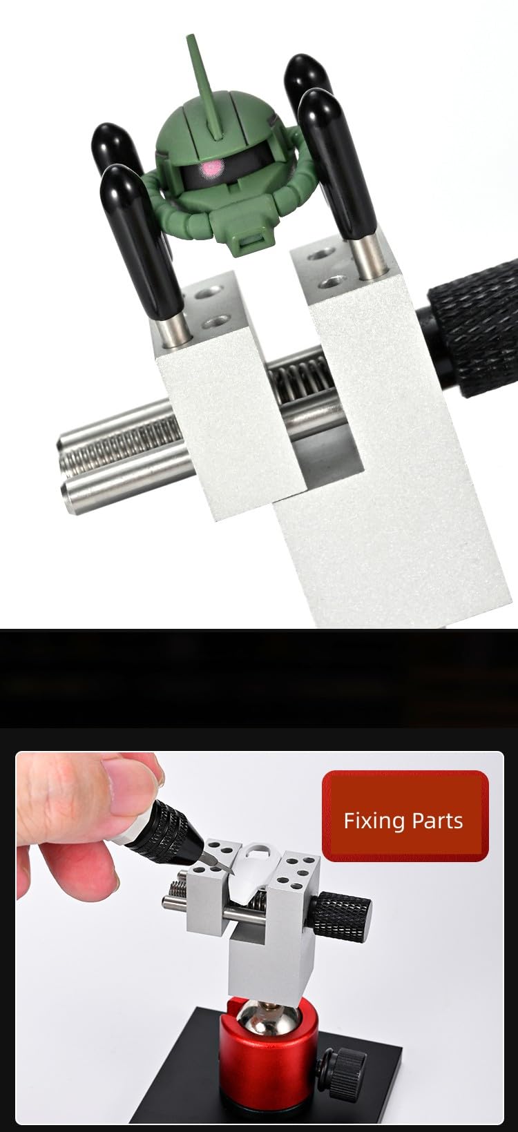 ANSAI mini vise is ideal for scale models and jewelry assembly