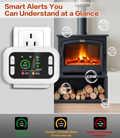 Ansbell HD display with adjustable brightness for easy reading.