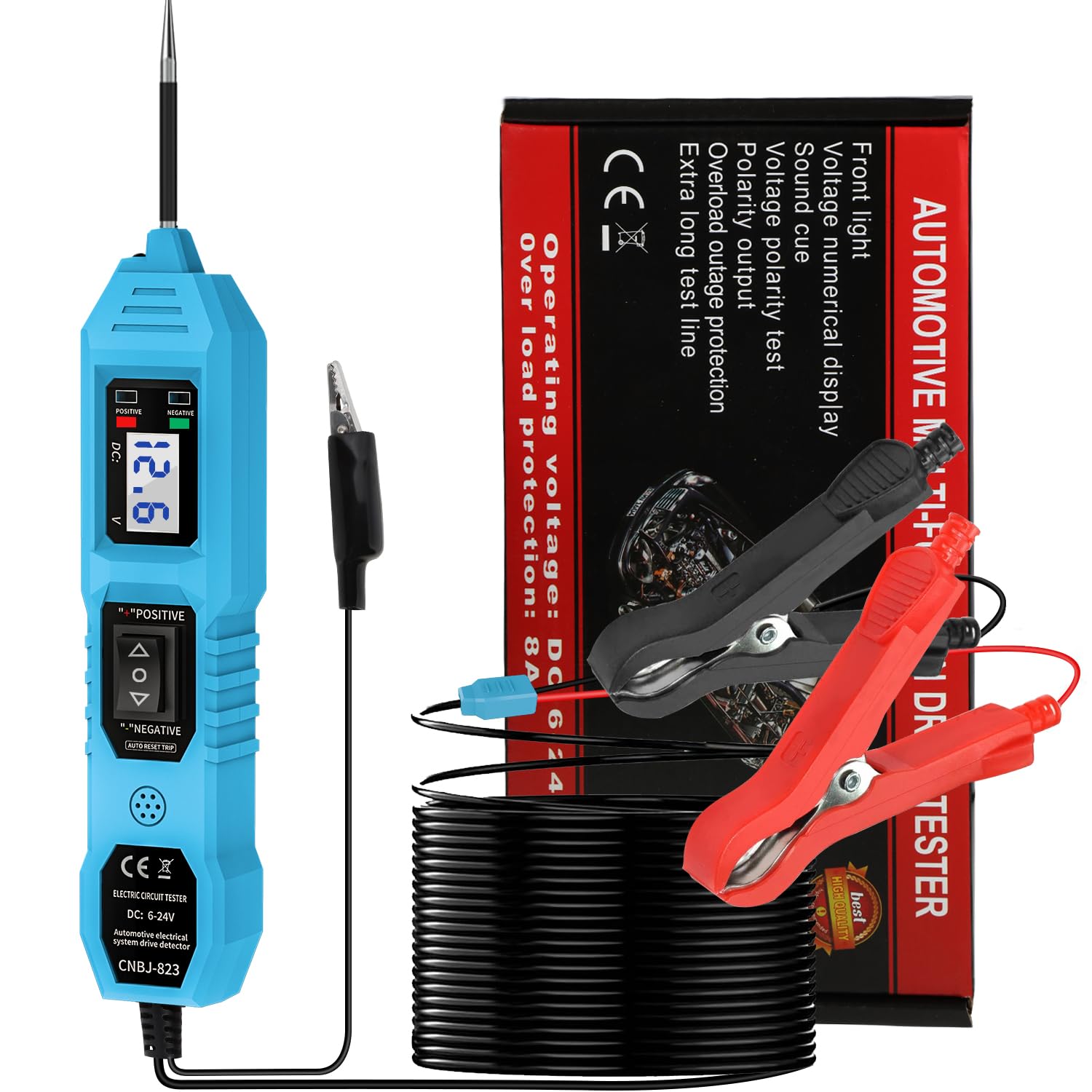 Ansbell Power Circuit Probe Tester front view for quick diagnostics.