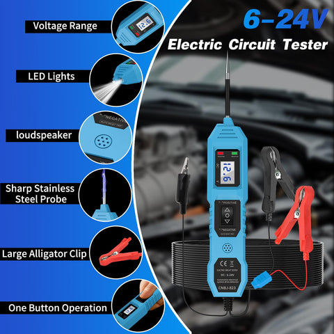 Ansbell Power Circuit Probe Tester side view showing compact handheld design.