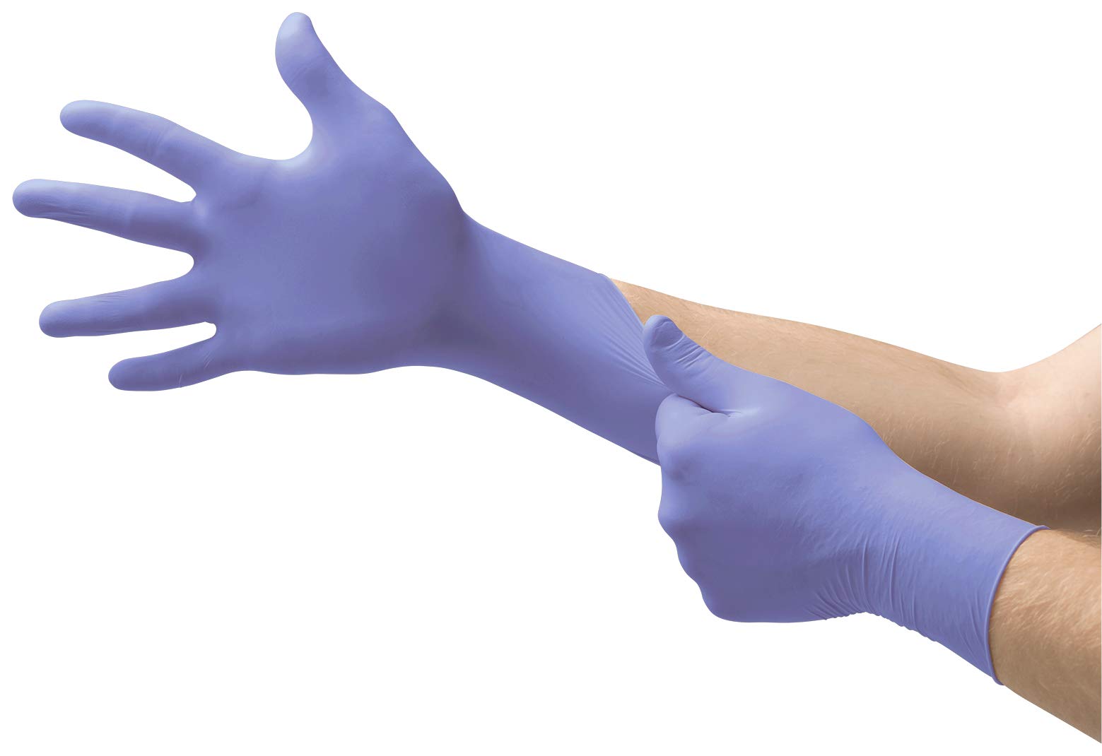 Latex-free, durable nitrile glove by Ansell offering barrier protection in workshops.