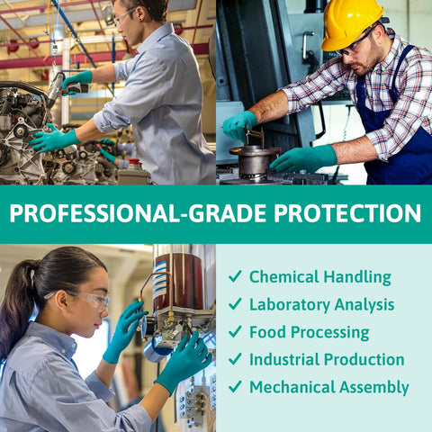 Ansell TouchNTuff 92-600 powder-free finish reduces residue during handling