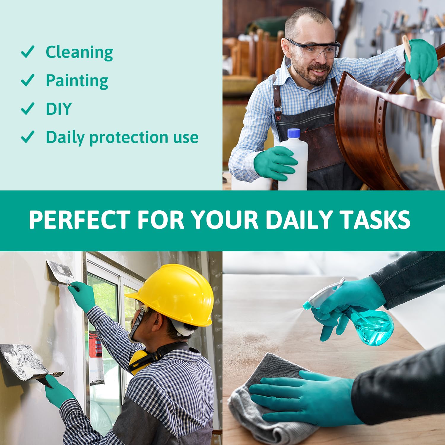 Ansell TouchNTuff 92-600 textured fingers improve precision control