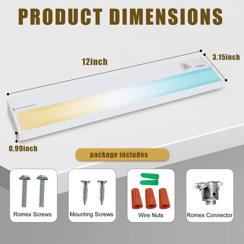 Ansen versatile lighting for kitchen cabinets, closets, and shelves.