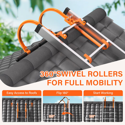 Ansgery adjustable mounting holes fit ladders with 11-14 inch spacing