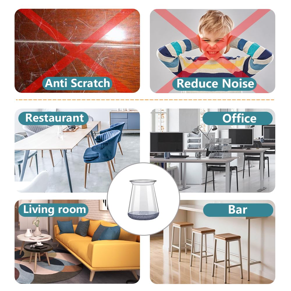 Ansible 24-piece set protects multiple chairs with silent, smooth movement.
