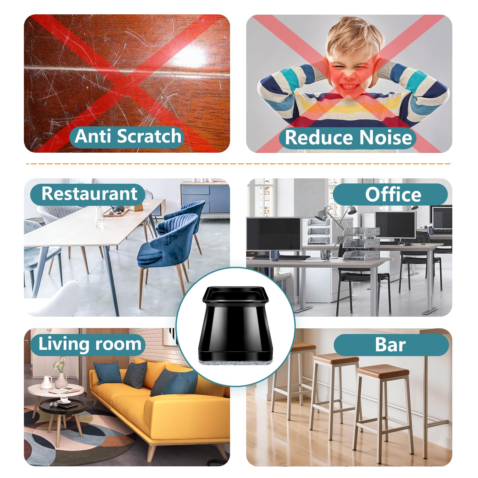 Ansible 24-piece package provides ample protection for multiple chairs