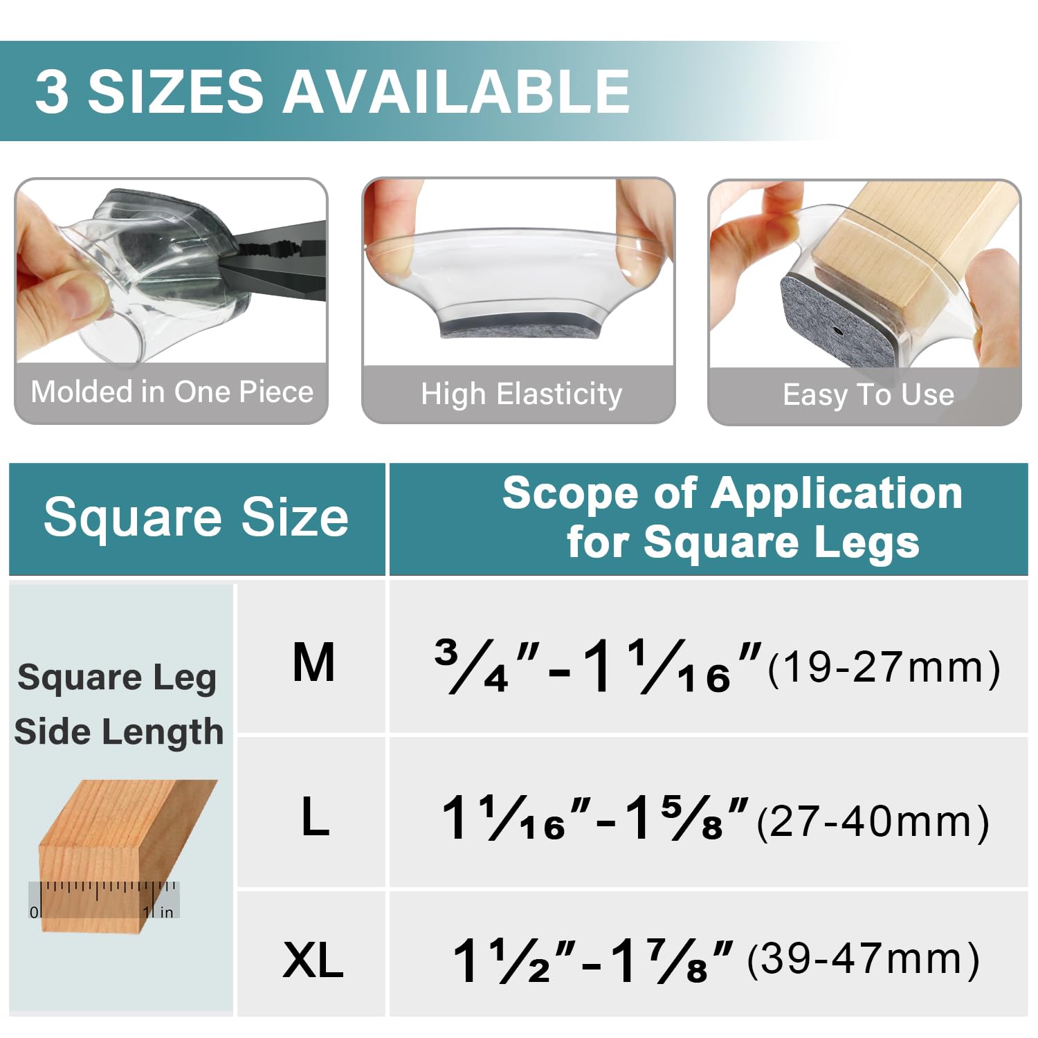Ansible floor protection on hardwood and tile surfaces.