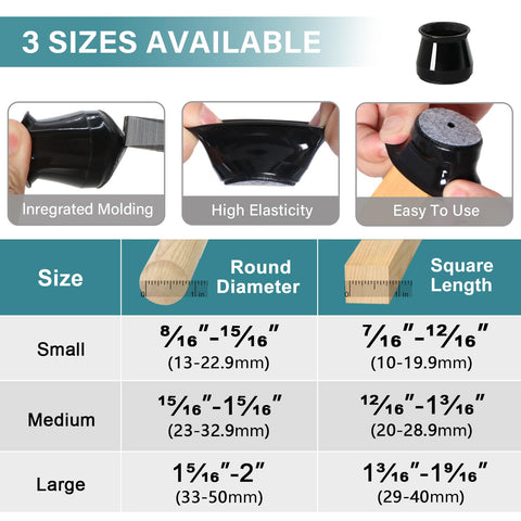 Ansible protects floors while reducing chair noise on hard surfaces.
