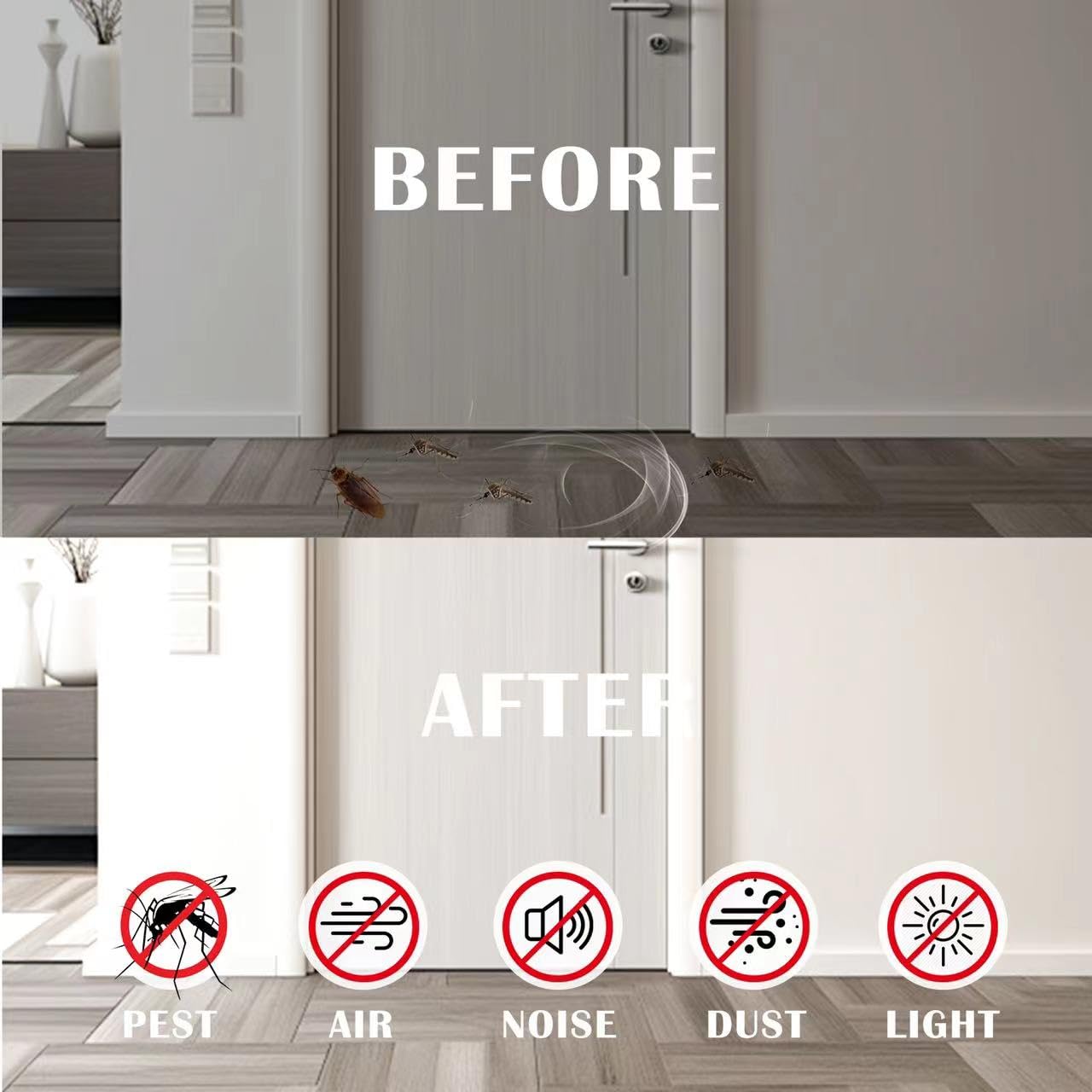 Anti-slip, cushioned surface helps protect furniture and bumpers.