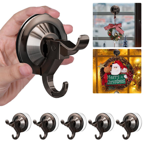 Antimbee suction cup hooks in red copper finish for durable hanging.