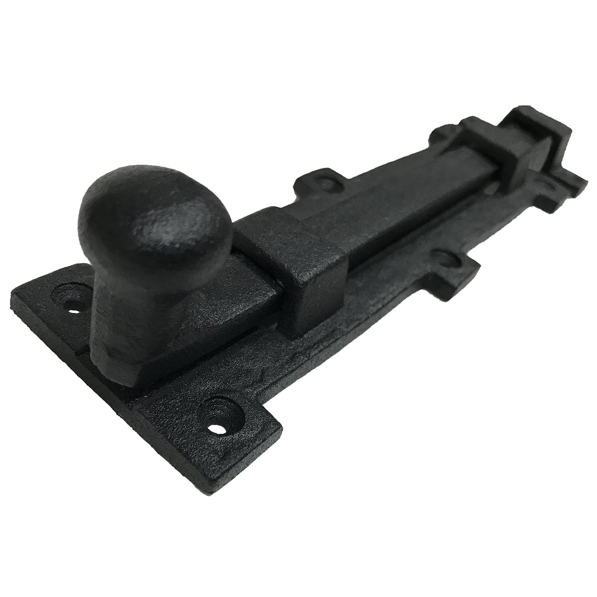 Antique Hardware Depot 8in black wrought iron slide bolt latch for doors